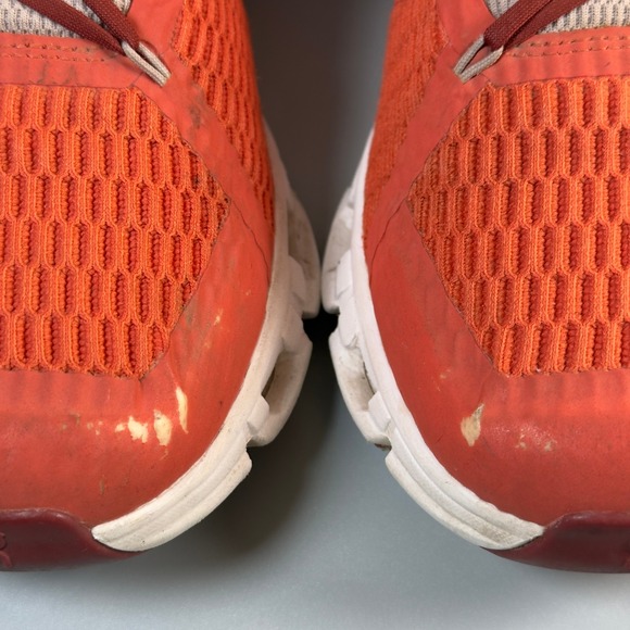 On Cloud OC Cloudflyer 3 Womens 10 Running Shoe Orange Red White Trainer Sneaker - Picture 4 of 16